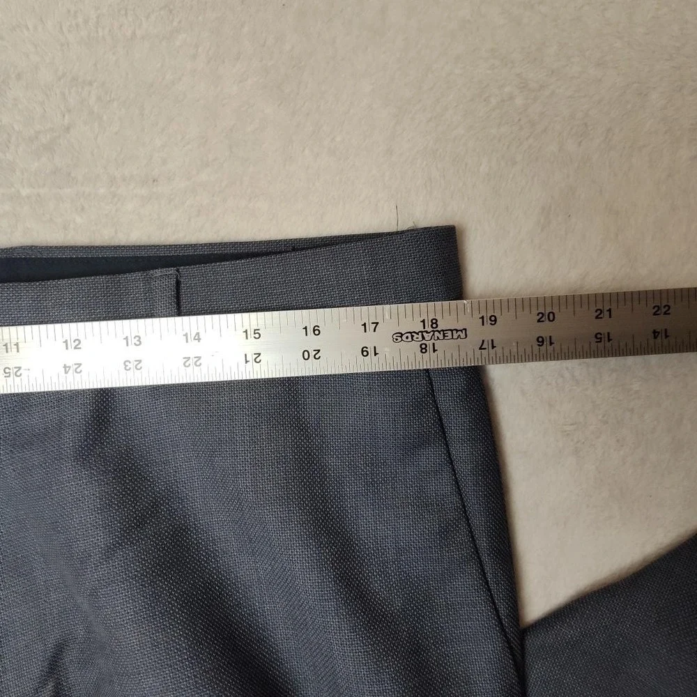 Banana Republic Pants Mens 35x34 Gray Modern Slim Marzotto Wool Business Suit